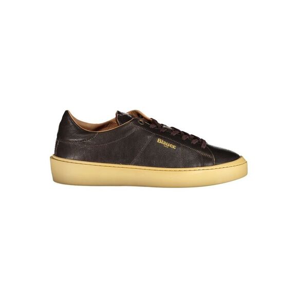 Blauer Brown Leather Men Men's Sneaker